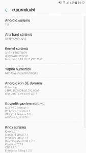 Galaxy S7 Nougat