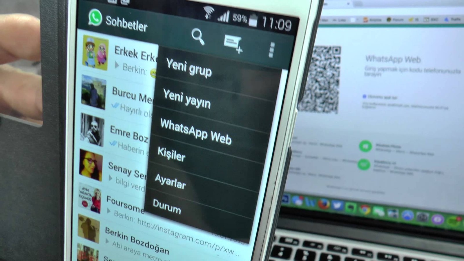 WhatsApp Web Kullanmak