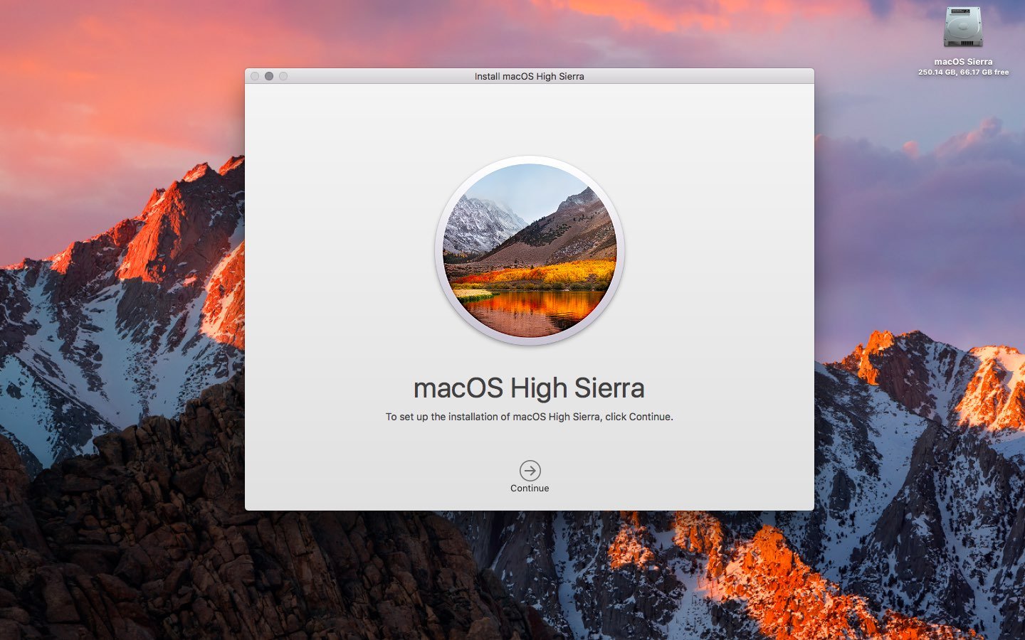MacOS High Sierra 10.13.2