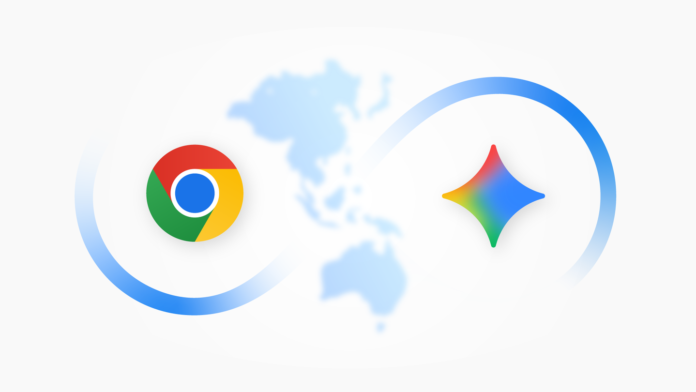 Google Chrome içinde Gemini yapay zeka yardımcısı görseli