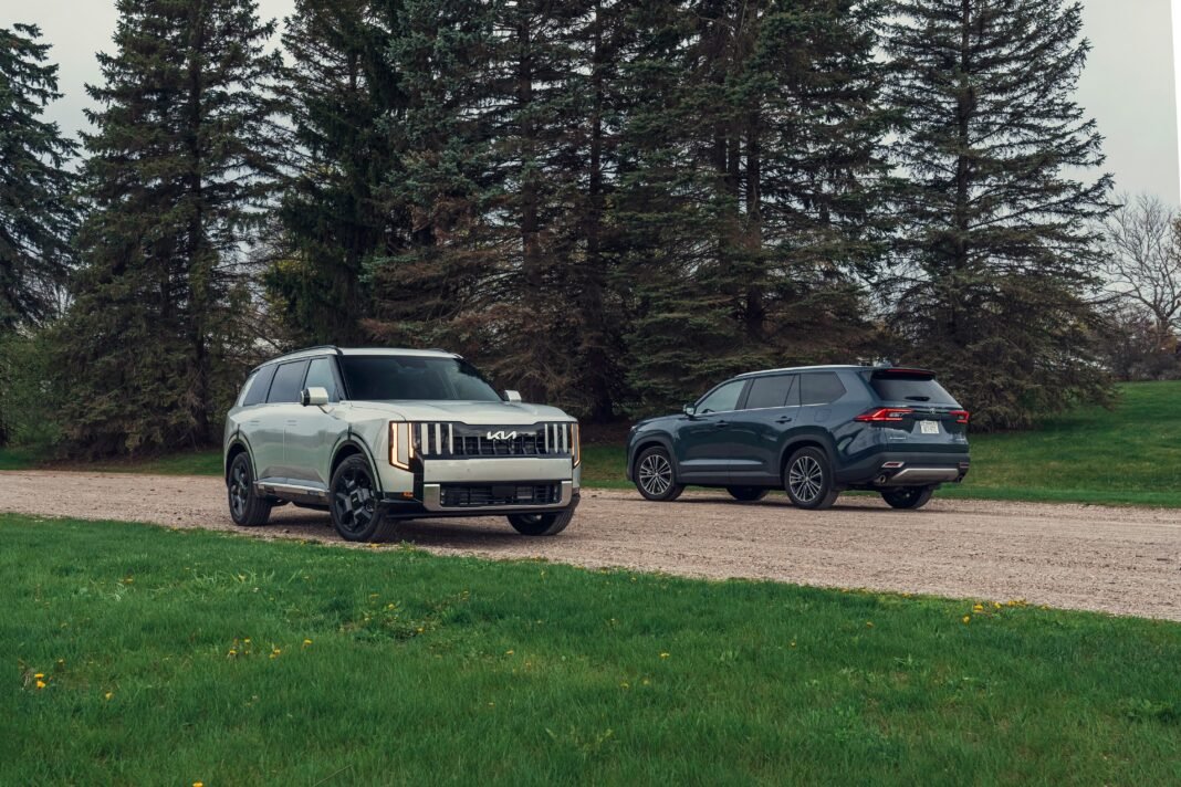 Kia Telluride Hybrid ve Toyota Grand Highlander Hybrid karşılaştırması