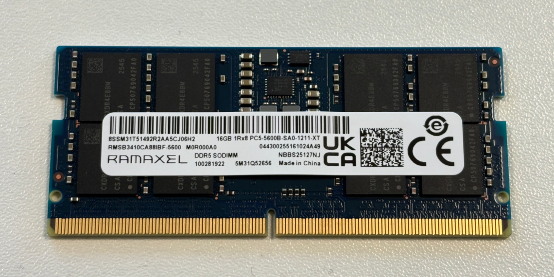 CXMT DDR5 SODIMM bellek modülü