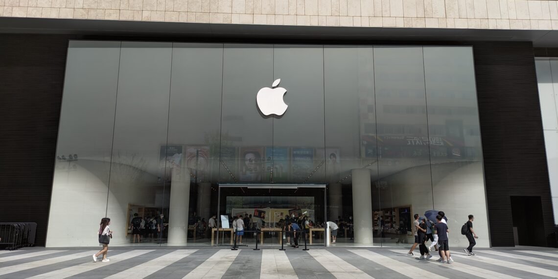 Çin’de bir Apple Store binası