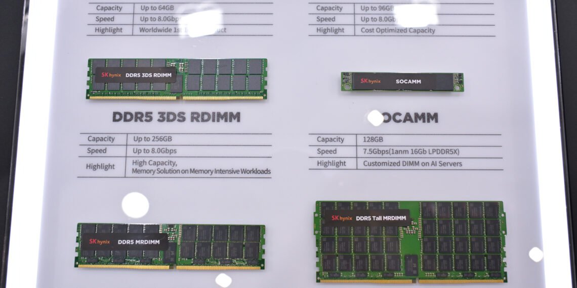 SK Hynix DDR5 bellek form faktörleri