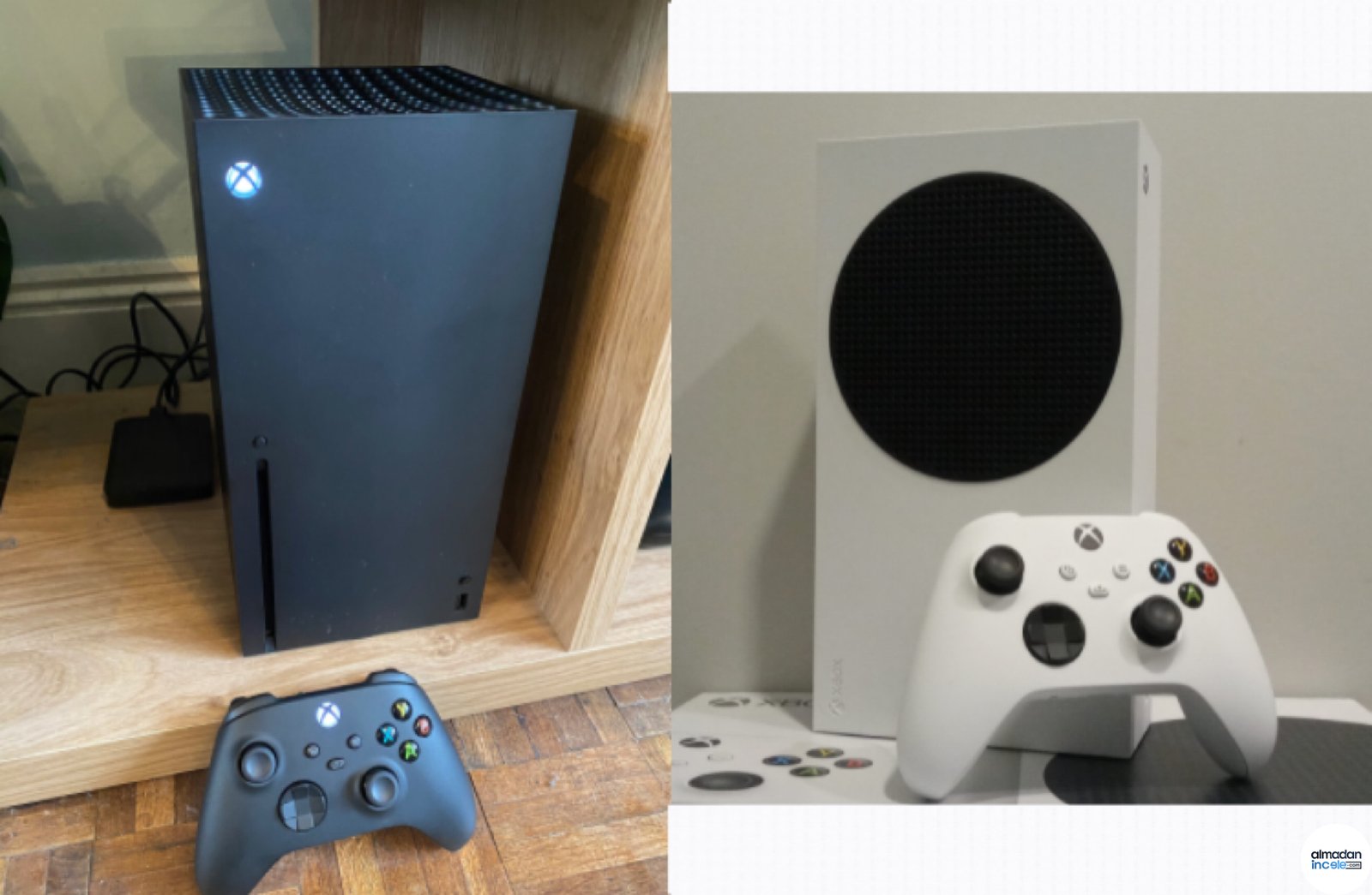 Xbox Series X ve Series S konsolları kontrolcülerle birlikte