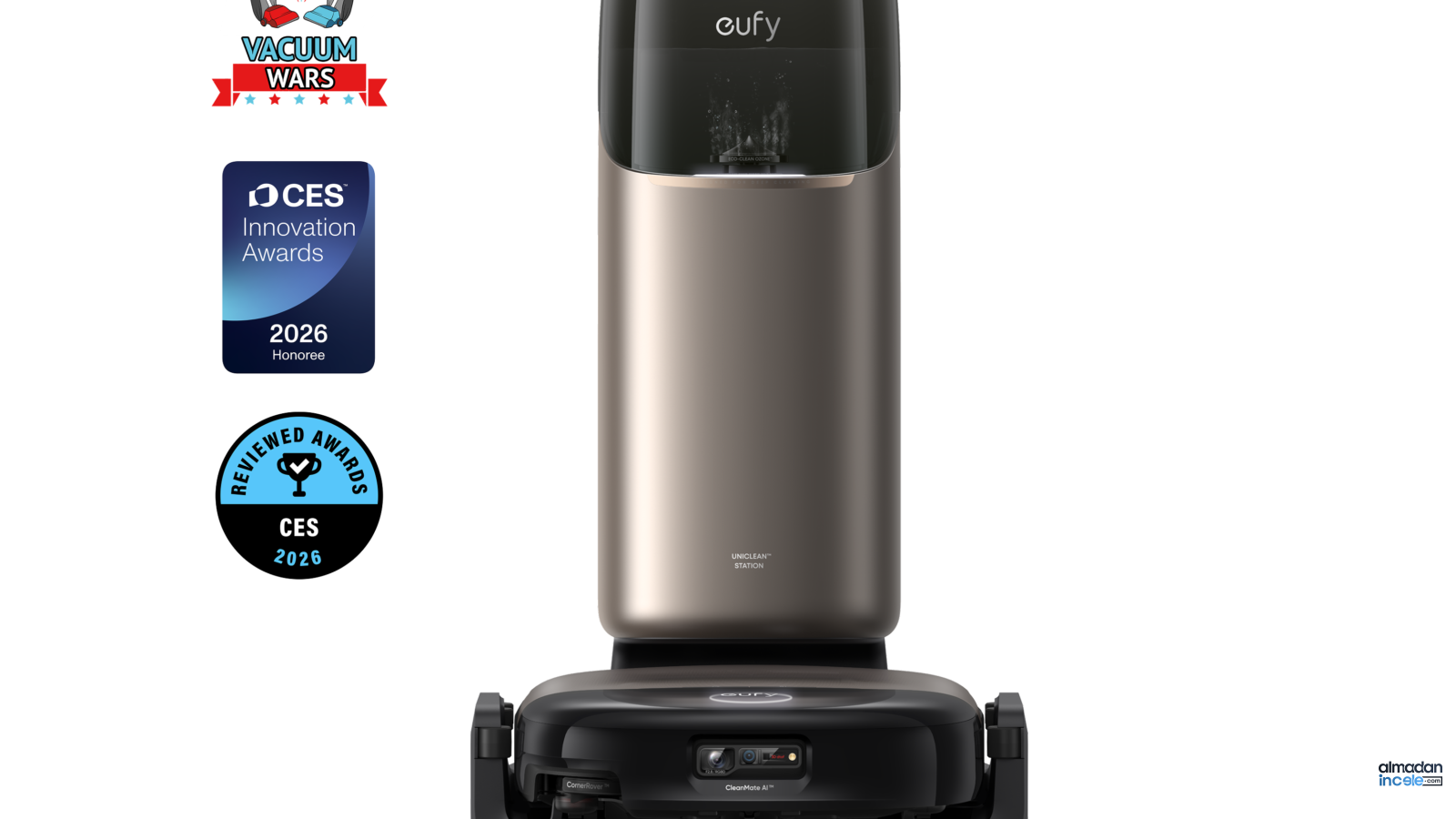 Eufy Omni S2 robot süpürge ve otomatik bakım istasyonu