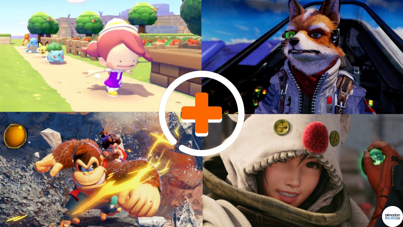 Nintendo Switch 2 oyunları Star Fox Donkey Kong ve Final Fantasy görselleri