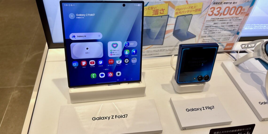 Samsung Galaxy Z Fold 7 ve Flip 7 katlanabilir telefonlar