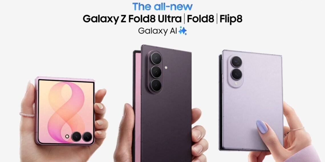 Samsung Galaxy Z Fold8 Ultra, Galaxy Z Fold8 ve Galaxy Z Flip8 telefonlar
