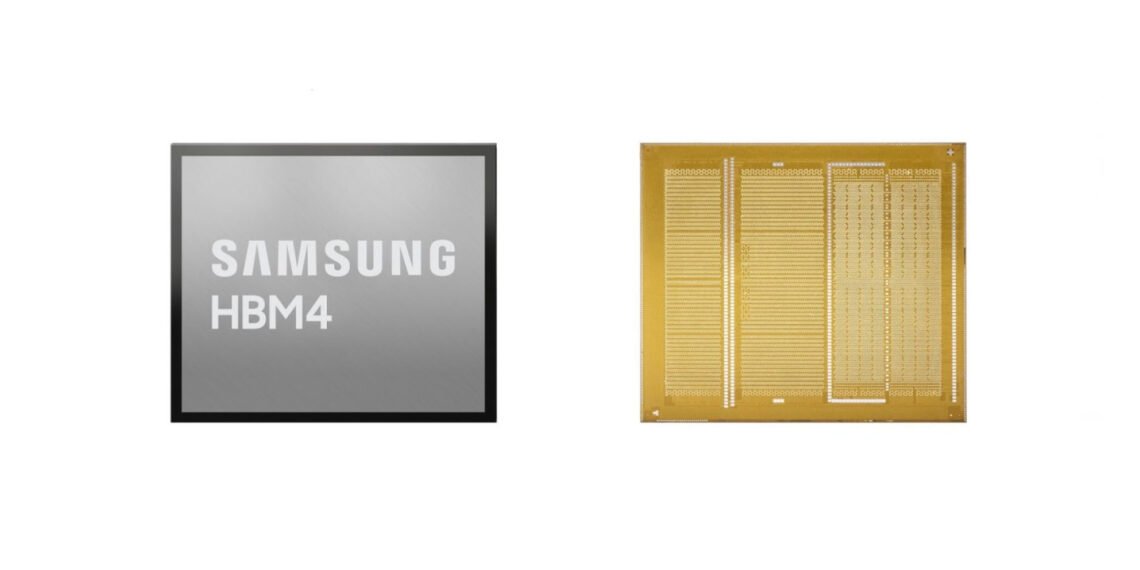 Samsung HBM4 bellek yongası ve yüksek yoğunluklu bağlantı katmanının tamamı