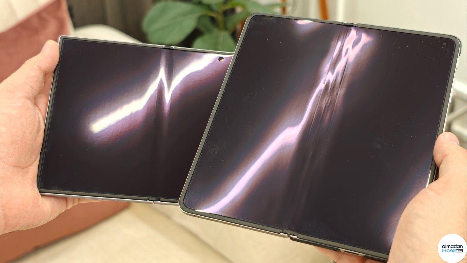 Galaxy Z Fold8 ve OPPO Find N6 katlanabilir ekranlarının iz karşılaştırması
