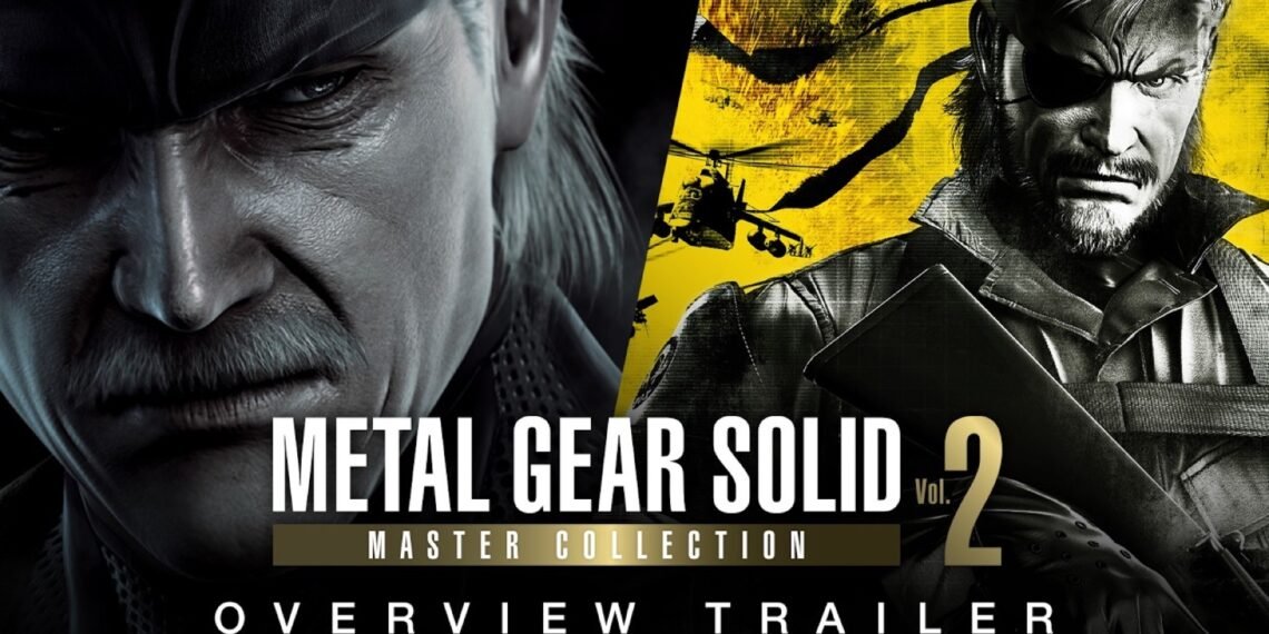 Old Snake ve Big Boss karakterlerinin bulunduğu Metal Gear Solid Master Collection Vol. 2 görseli
