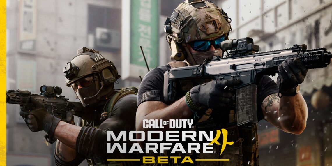Call of Duty Modern Warfare 4 beta görselinde şehirde ilerleyen iki asker