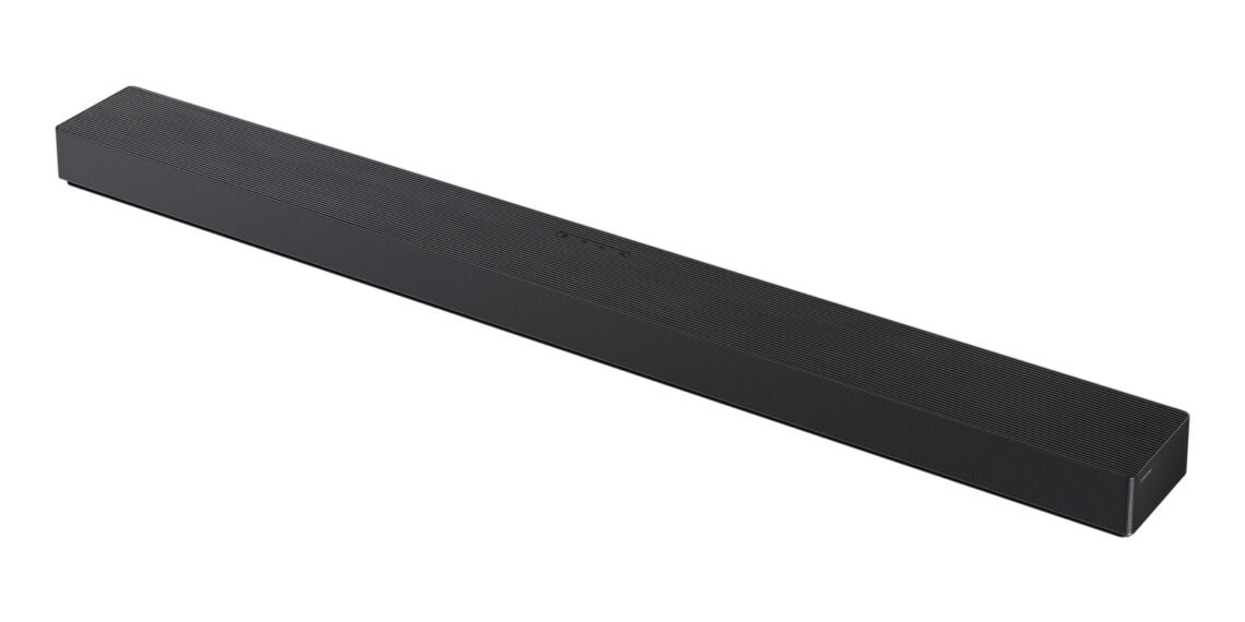 Samsung HW-QS90H siyah all-in-one soundbar ürün görseli