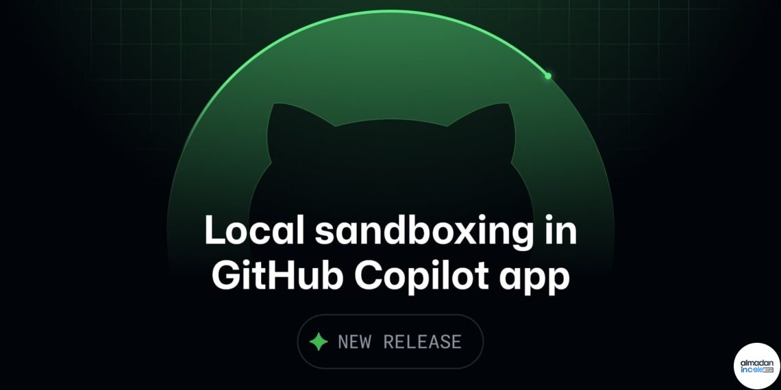 GitHub Copilot uygulamasının yerel sandbox özelliğini gösteren resmi görsel