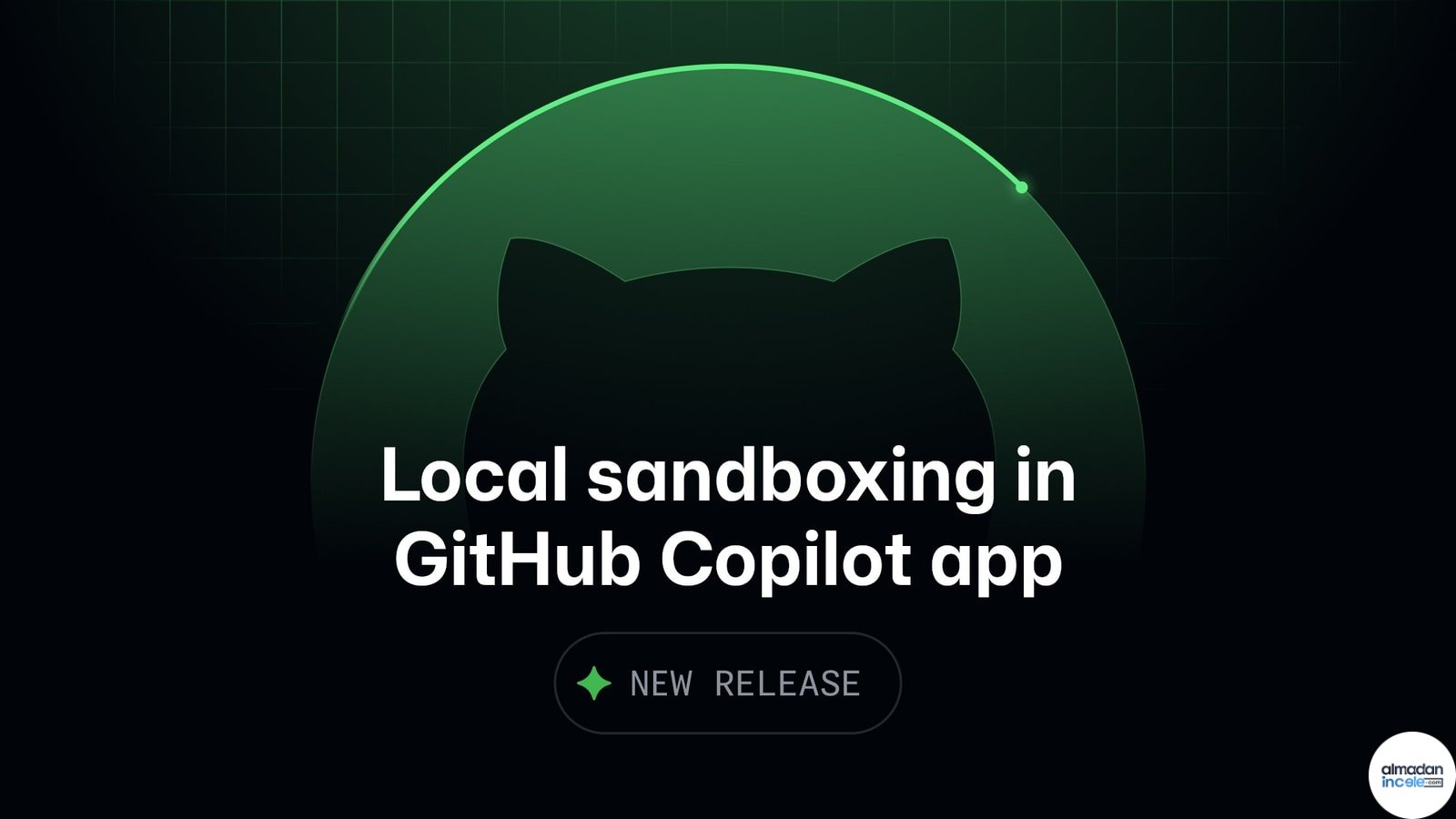 GitHub Copilot uygulamasının yerel sandbox özelliğini gösteren resmi görsel