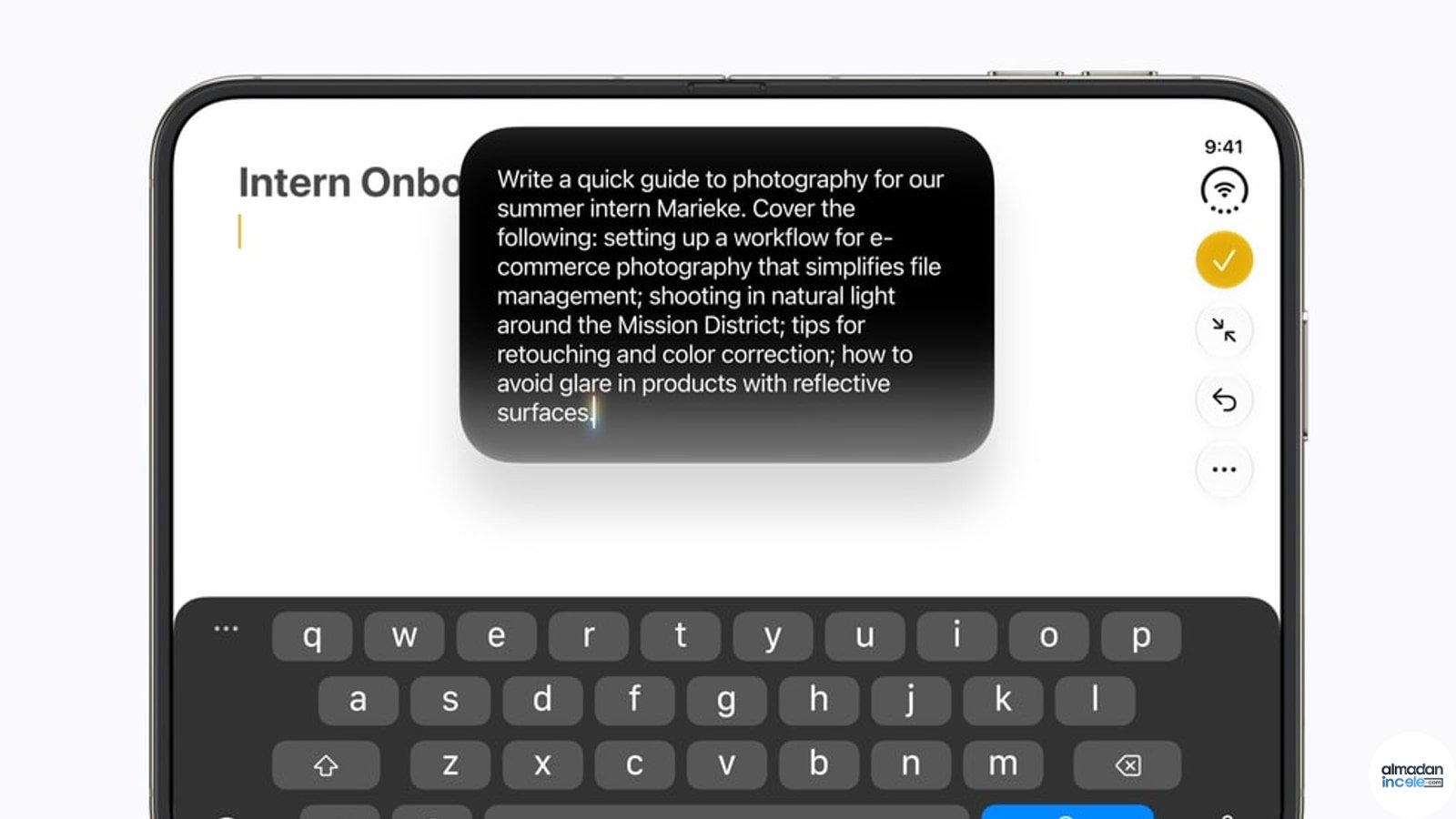 Apple iPhone Duo katlanabilir telefonda Siri ve geniş ekran arayüzü