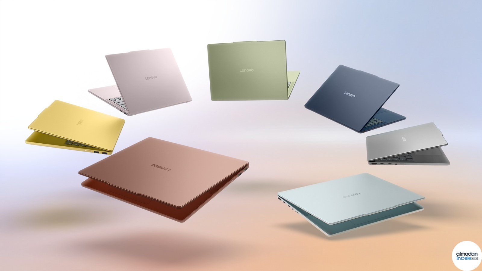 Farklı renklerde Lenovo IdeaPad Vibe dizüstü bilgisayarlar