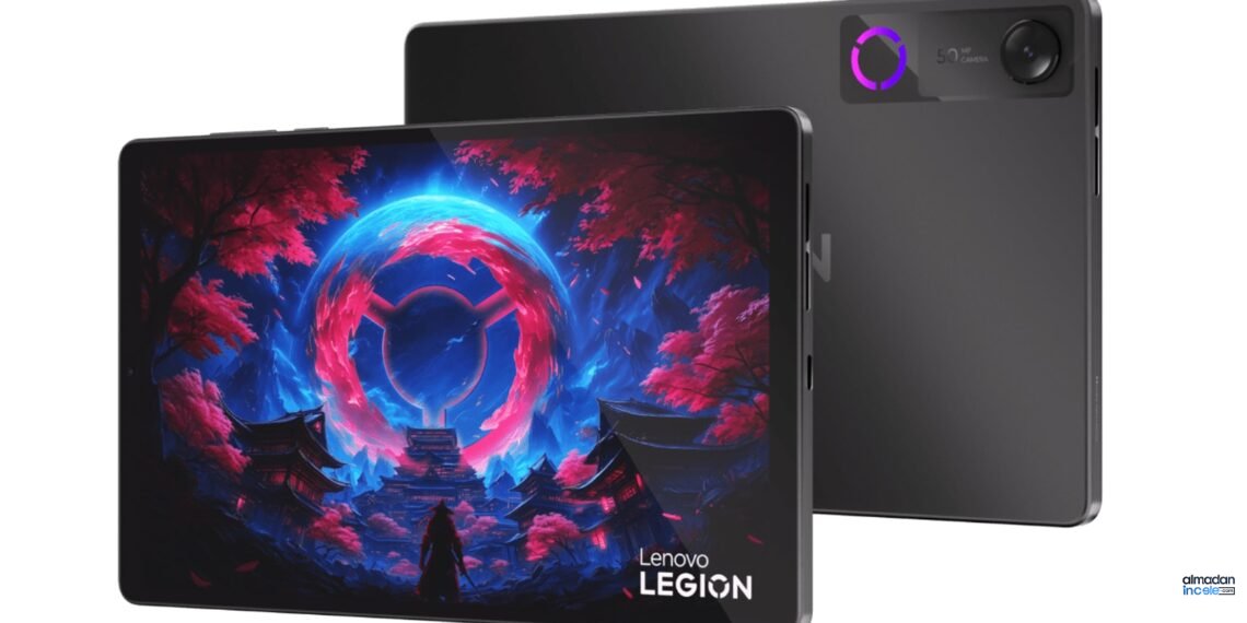 Lenovo Legion Tab Gen 5 oyun tableti yatay kullanımda