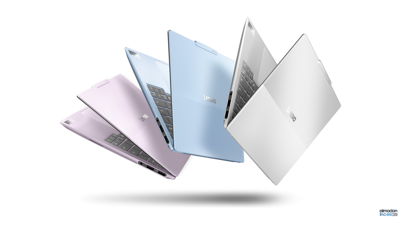 Lenovo ThinkBook 14x ailesinin farklı renklerdeki resmi ürün görünümü