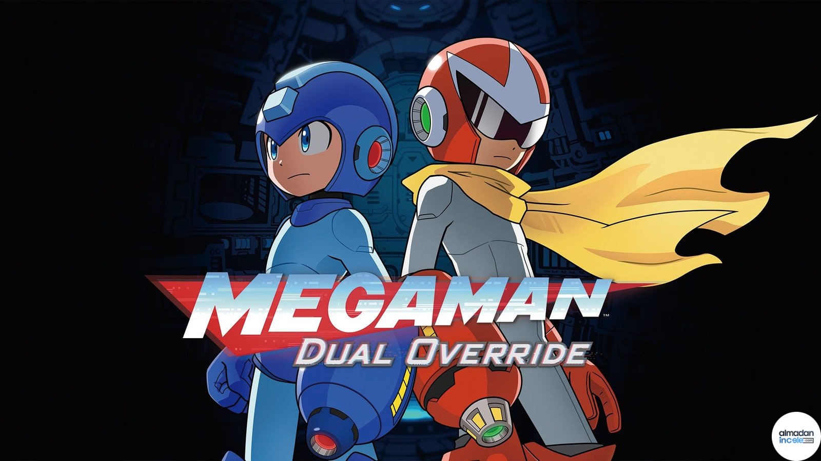 Mega Man Dual Override oyununda Proto Man aksiyon sahnesi