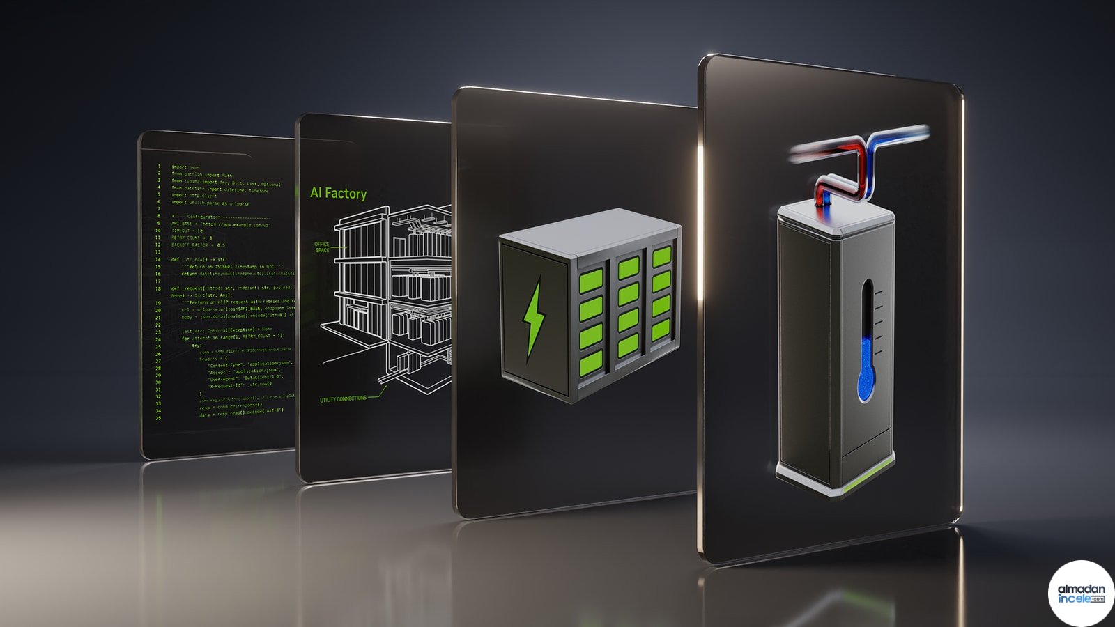 NVIDIA DSX Ready enerji ve soğutma altyapısı resmi teknik görseli