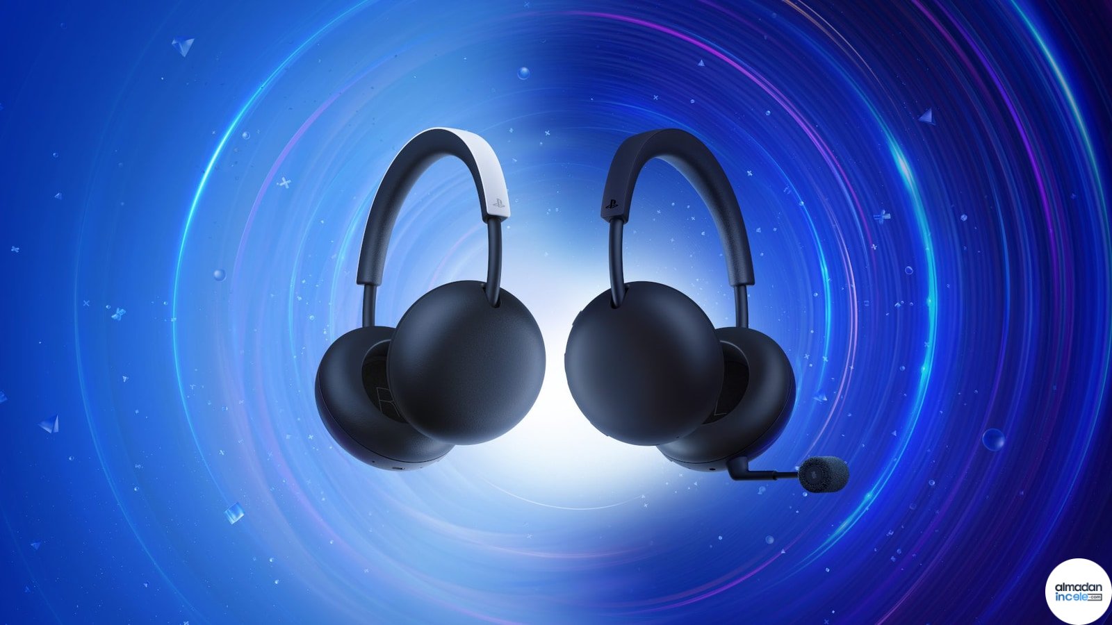 Beyaz PlayStation Pulse ve Pulse Edge kablosuz kulaklıklar