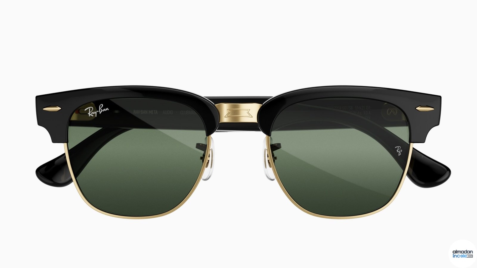 Ray-Ban Meta Audio Clubmaster gözlüğünün resmi ürün fotoğrafı