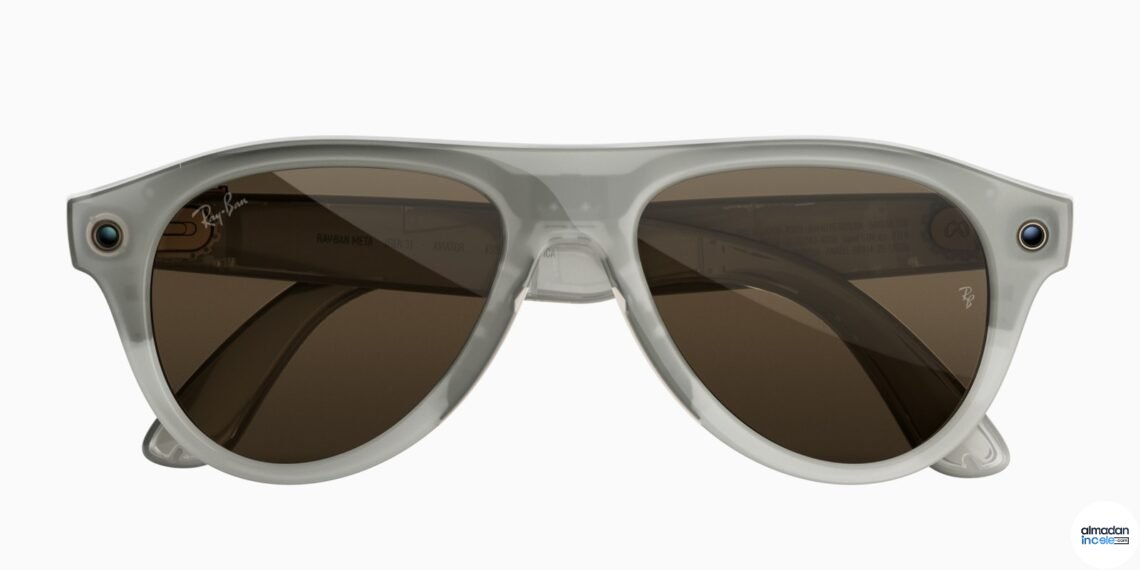 Ray-Ban Meta Gen 3 Aviator akıllı gözlüğünün resmi görseli