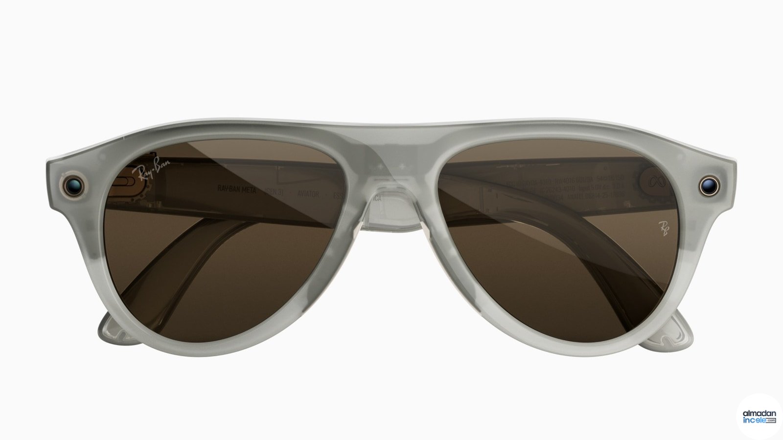 Ray-Ban Meta Gen 3 Aviator akıllı gözlüğünün resmi görseli