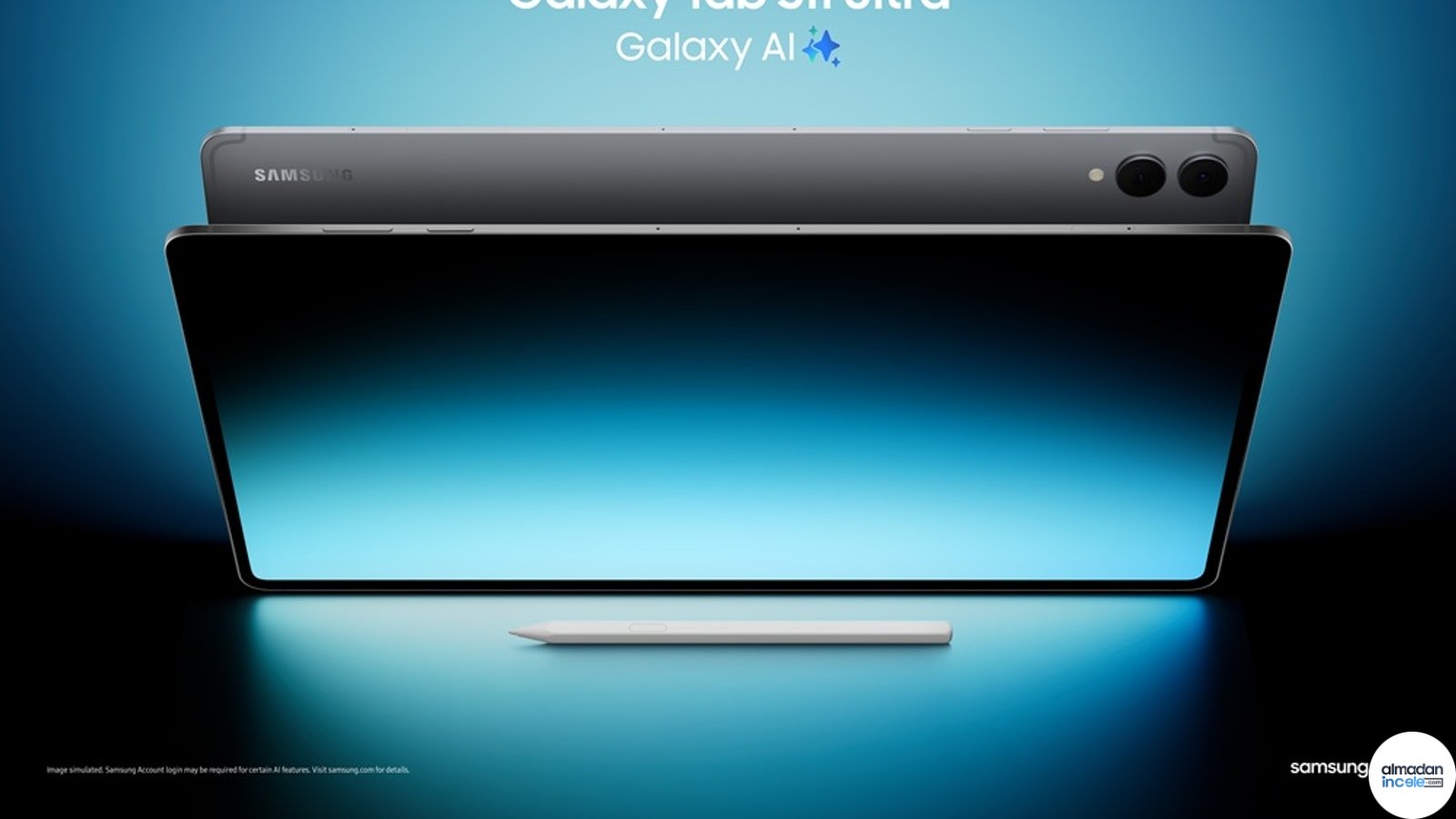 Samsung Galaxy Tab S11 serisi ve S Pen ürün görseli