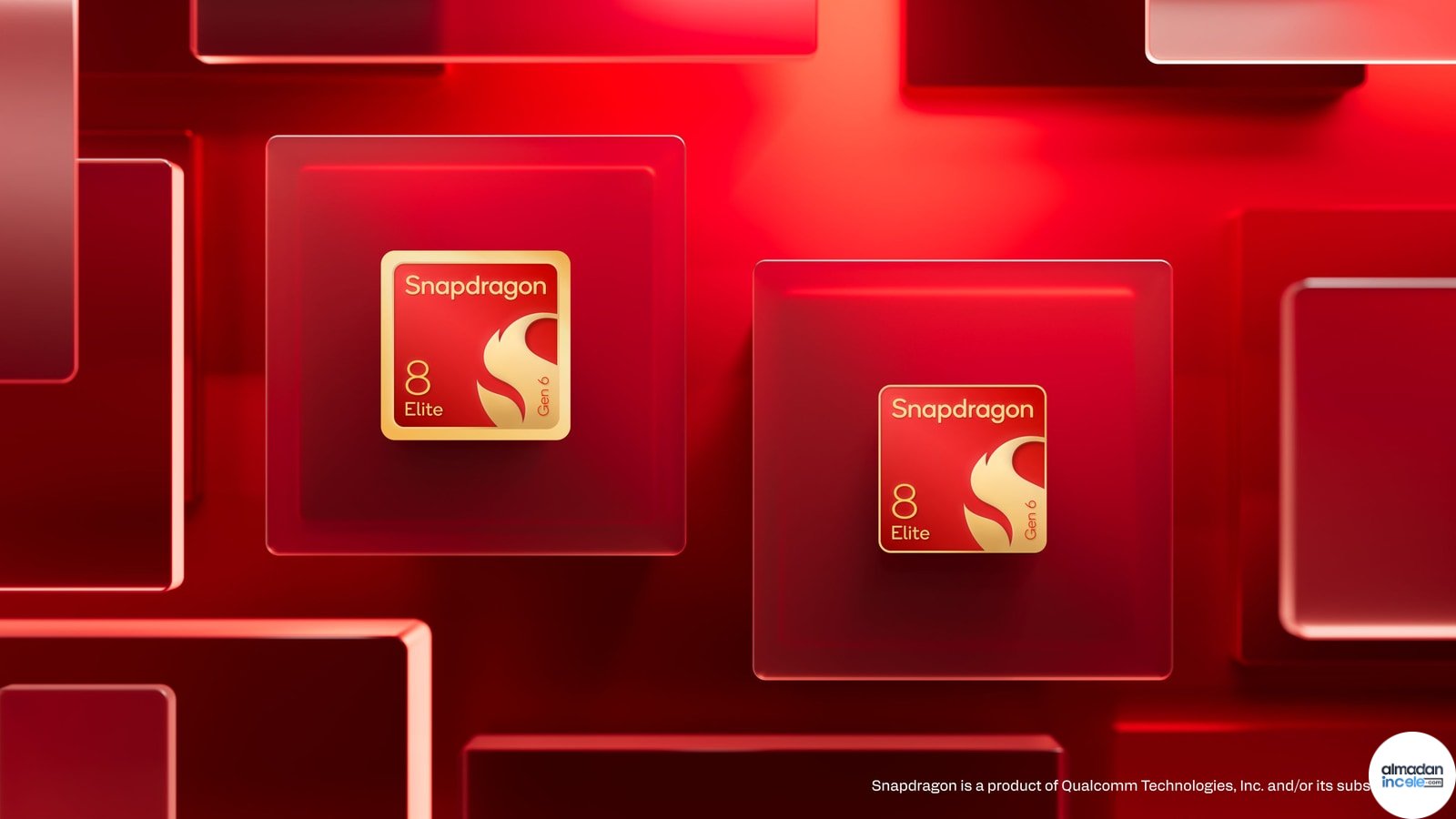 Snapdragon 8 Elite Extreme Gen 6 ve Gen 6 platformlarının resmi ürün görseli