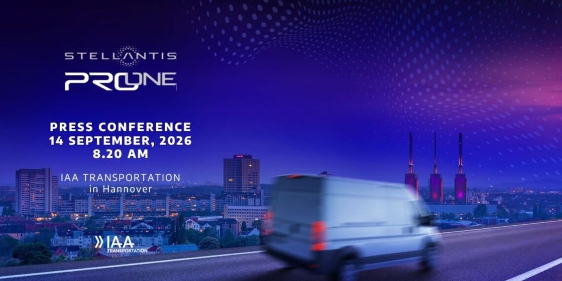 Stellantis Pro One IAA Transportation 2026 basın konferansı ve hareket hâlindeki ticari araç