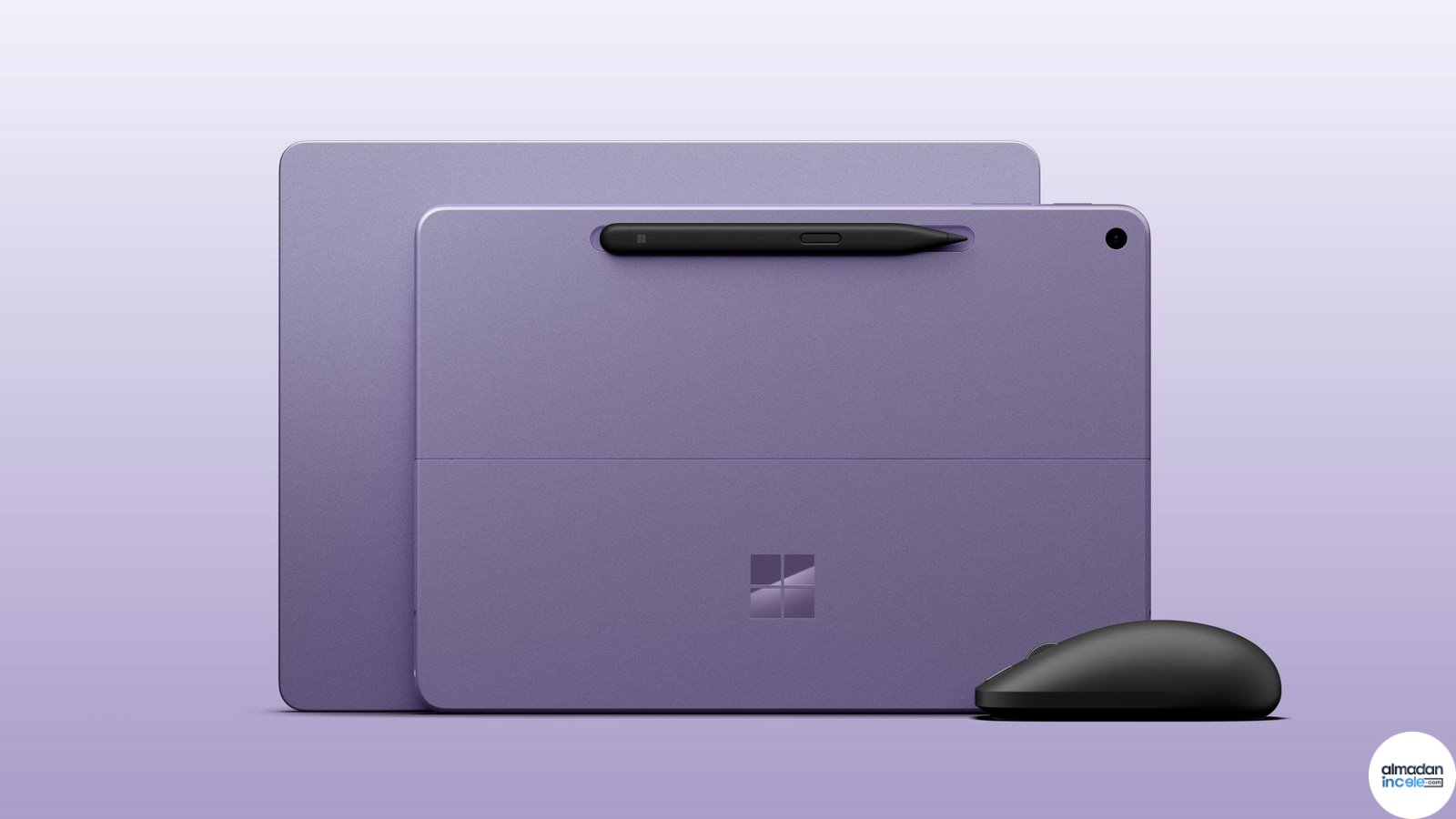 Yeni Surface Pro 12 ve Surface Laptop 13 cihazlarının resmi ürün fotoğrafı