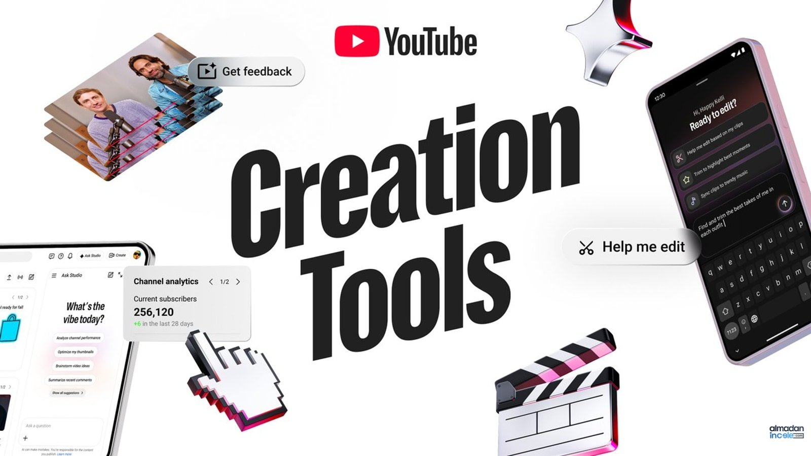 YouTube’un içerik üretim araçlarını anlatan resmi Made on YouTube 2026 görseli