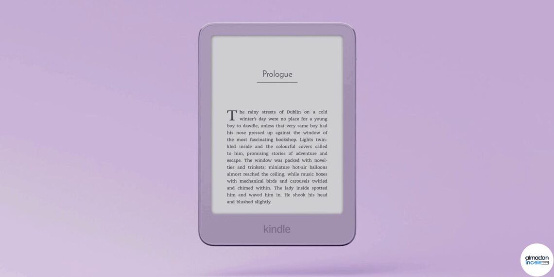 Amazon’un 2026 Kindle Colorsoft e-kitap okuyucusu renkli çizgi roman sayfası açık halde