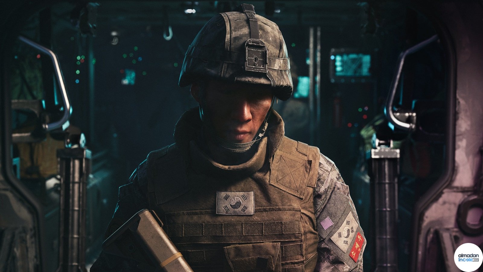 Modern Warfare 4 oyunundan Güney Kore cephesinde görev yapan askerlerin resmî ekran görüntüsü