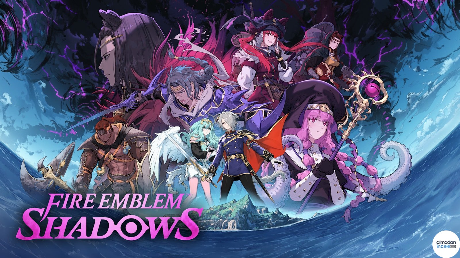 Fire Emblem Shadows Book IV için Nintendo tarafından yayımlanan karakter ve hikâye görseli