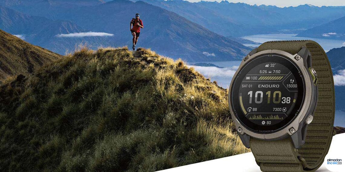 Garmin Enduro 4 GPS akıllı saat, dayanıklı kasa ve açık hava antrenman arayüzüyle