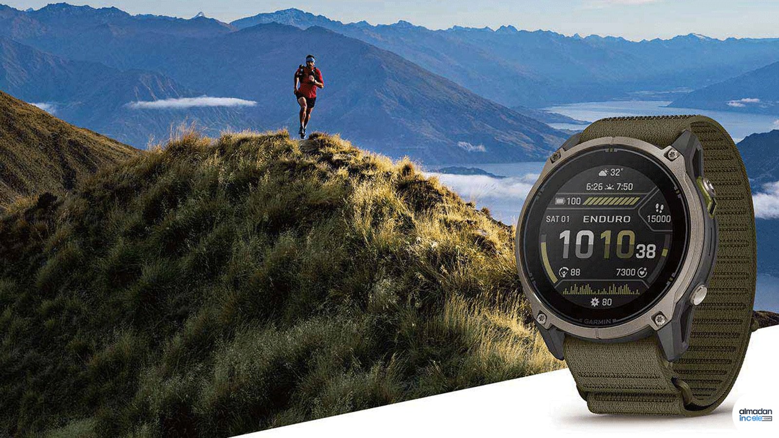 Garmin Enduro 4 GPS akıllı saat, dayanıklı kasa ve açık hava antrenman arayüzüyle