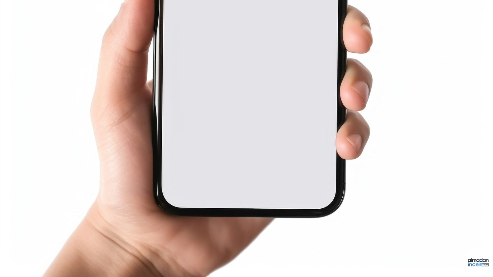 Kişisel akıllı telefonda güvenli hesap oturumu açmaya hazırlanan kullanıcı