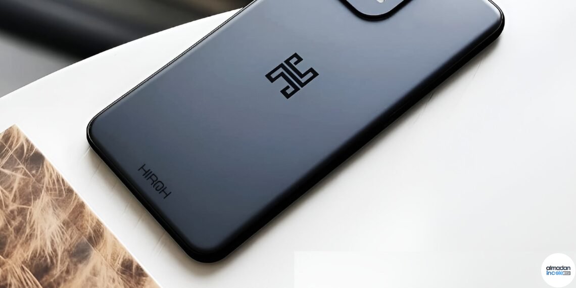 Hiroh Phone’un grafit renkli arka yüzü, üçlü kamera sistemi ve fiziksel gizlilik anahtarı