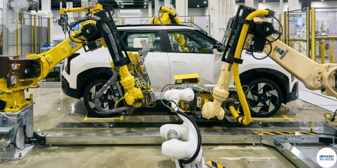 Hyundai ve Kia akıllı fabrika teknolojilerini gösteren gerçek E-FOREST etkinlik görseli