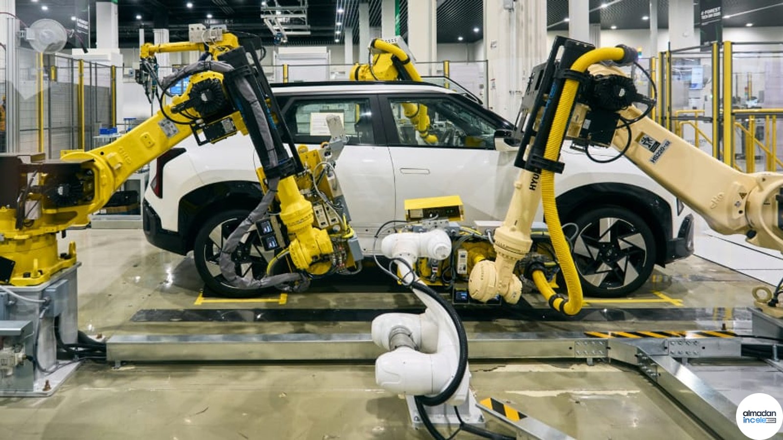 Hyundai ve Kia akıllı fabrika teknolojilerini gösteren gerçek E-FOREST etkinlik görseli