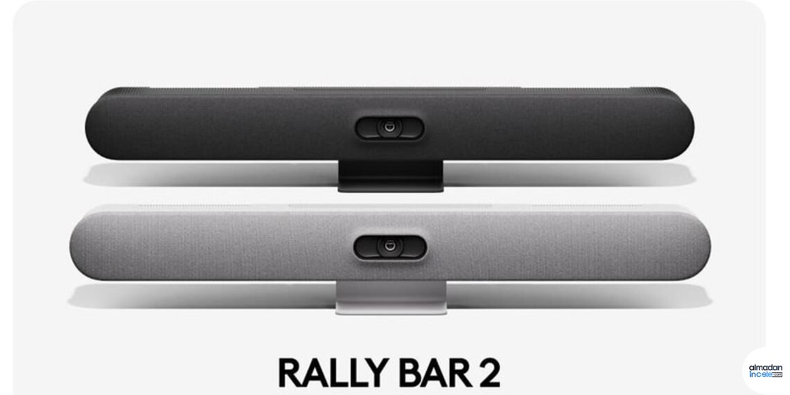 Logitech Rally Bar 2 video konferans cihazı ve toplantı odasında yeni nesil kamera sistemi