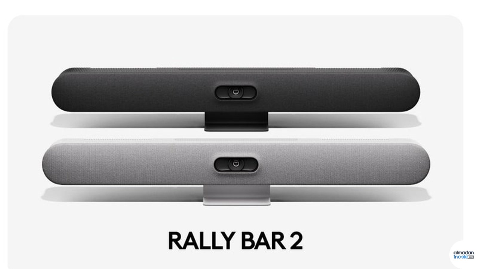 Logitech Rally Bar 2 video konferans cihazı ve toplantı odasında yeni nesil kamera sistemi