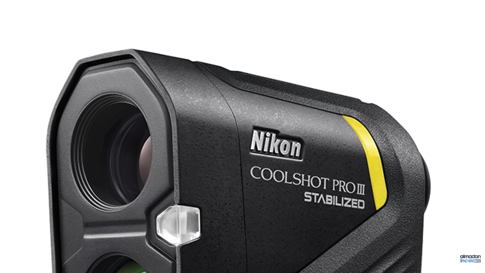 Siyah Nikon COOLSHOT PROIII STABILIZED lazer golf mesafe ölçer