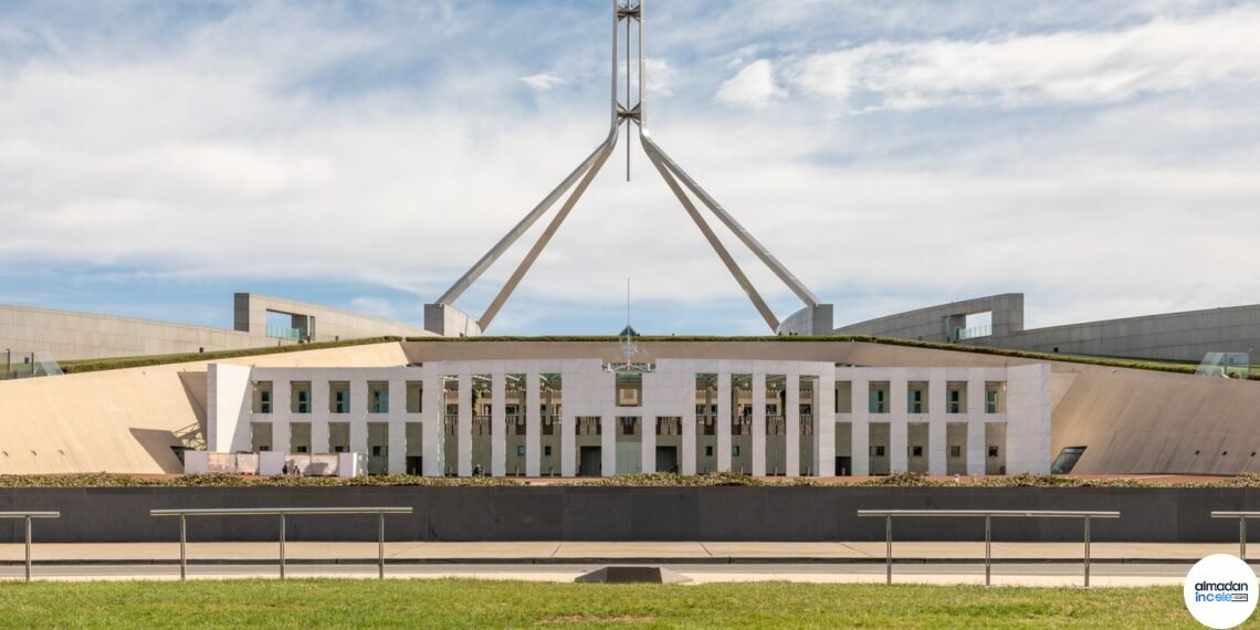 Canberra’daki Avustralya Parlamento Binası