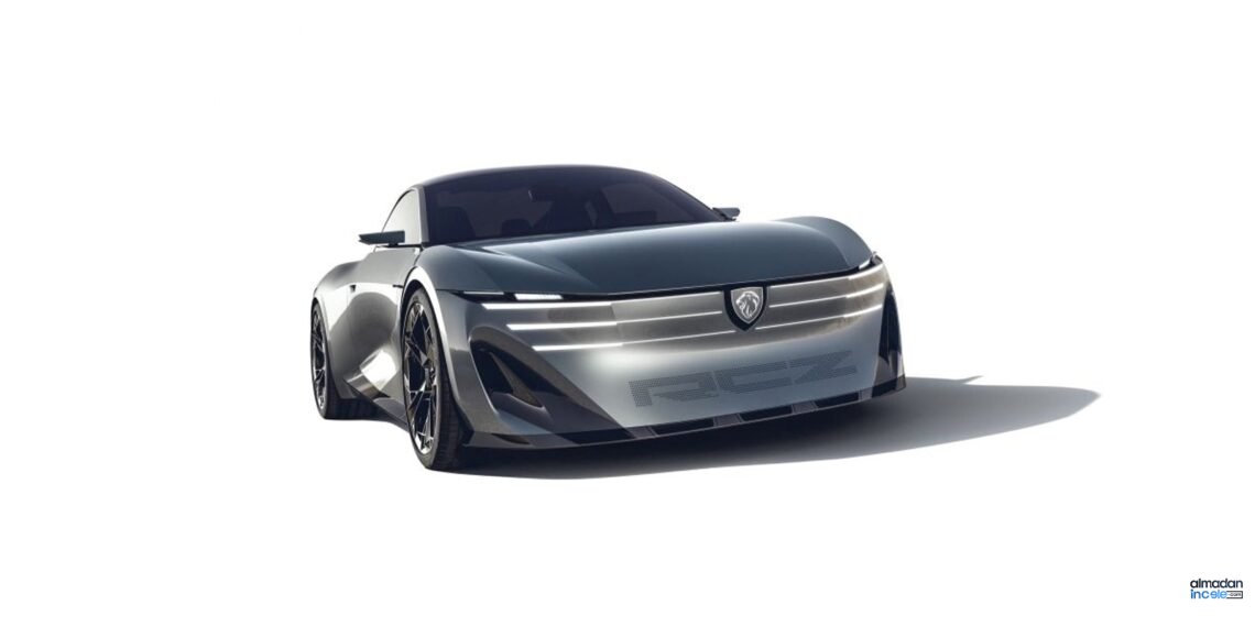 Peugeot RCZ Vision elektrikli konsept otomobilinin gerçek basın fotoğrafı