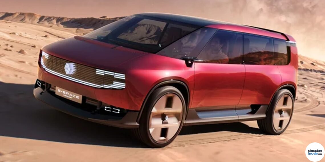 Renault E-Space Concept, Paris Otomobil Fuarı için yayımlanan gerçek konsept otomobil görseli
